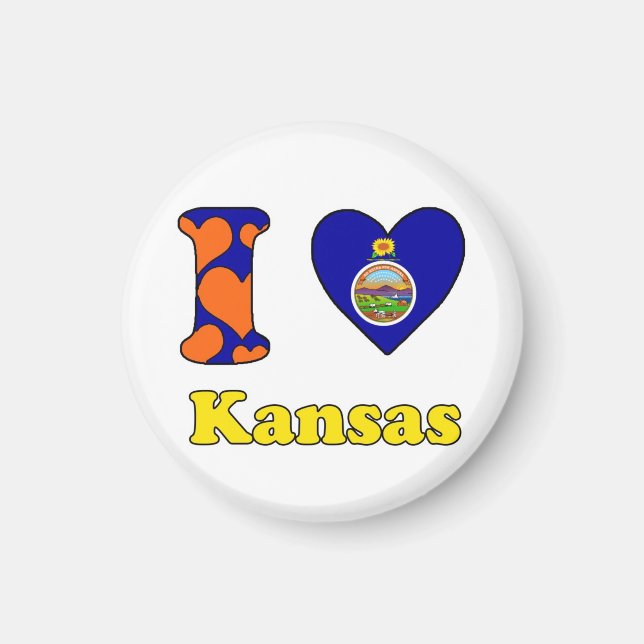 Imán Amo Kansas (Frente)