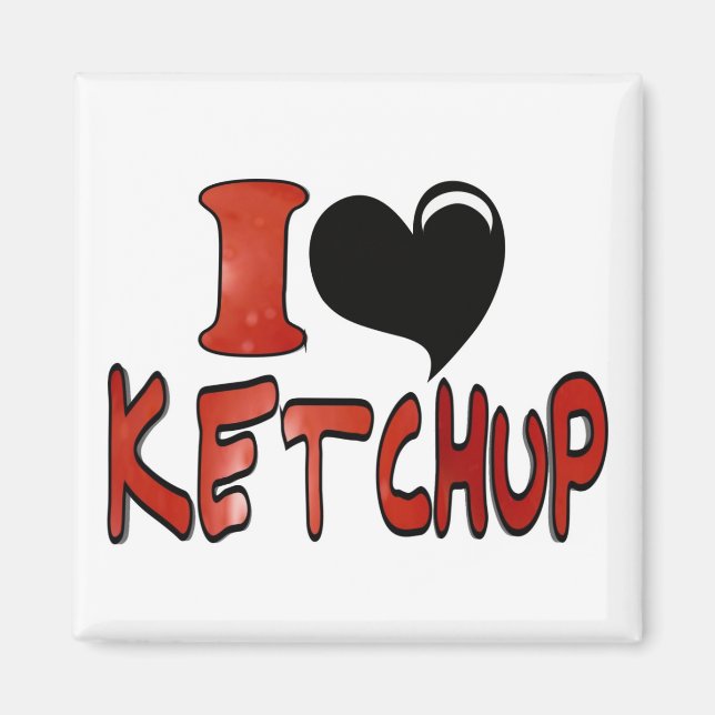 Imán Amo Ketchup (Frente)