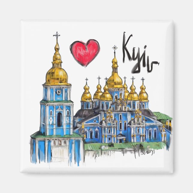 Imán Amo Kiev (Frente)