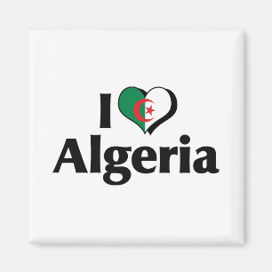 Imán Amo la bandera de Argelia