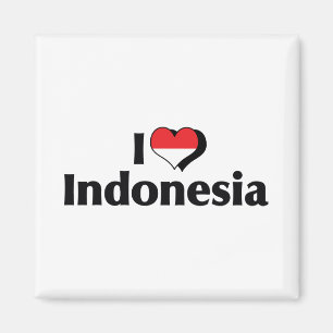 Imán Amo la bandera de Indonesia