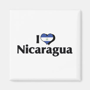 Imán Amo la bandera de Nicaragua