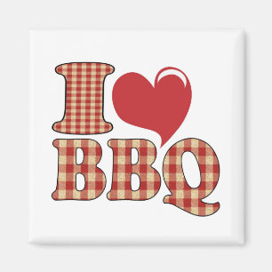 Imán Amo la barbacoa