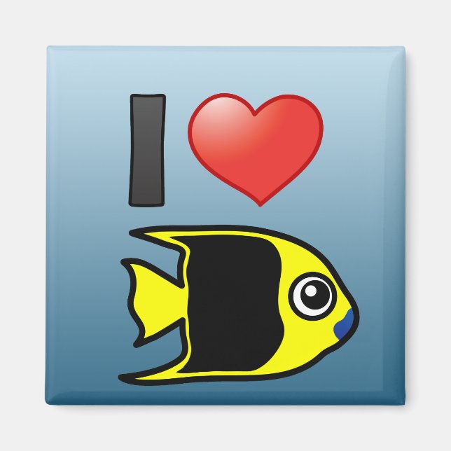 Imán Amo la belleza rock (Frente)