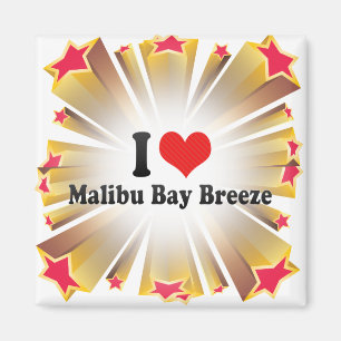 Imán Amo la brisa de la bahía de Malibu