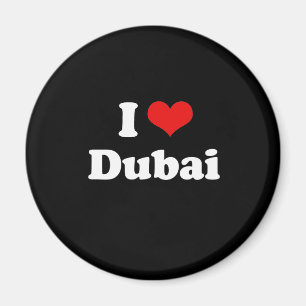 Imán Amo la camiseta de Dubai