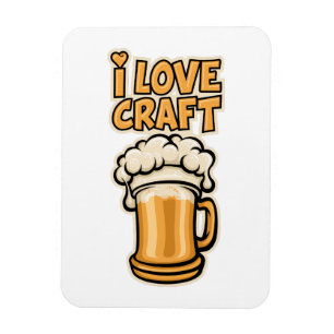 Imán Amo La Cerveza Artesanal