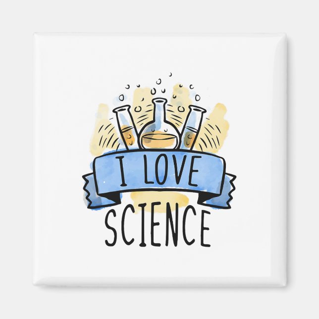 Imán Amo la ciencia  (Frente)