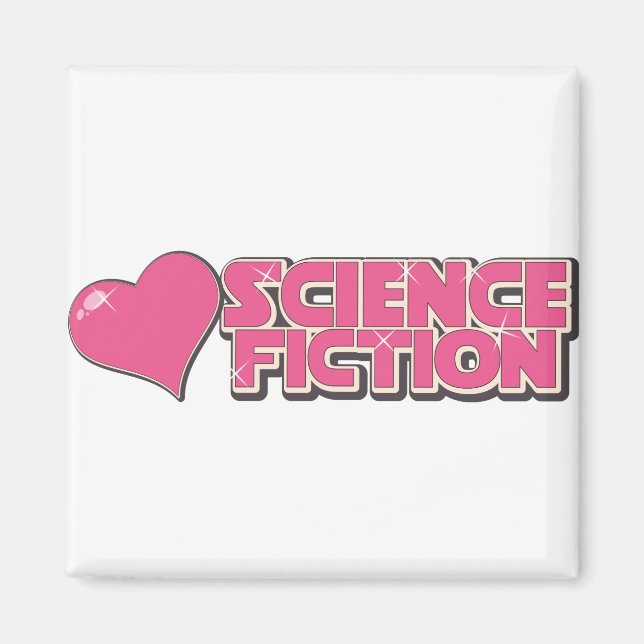 Imán Amo la ciencia ficción (Frente)