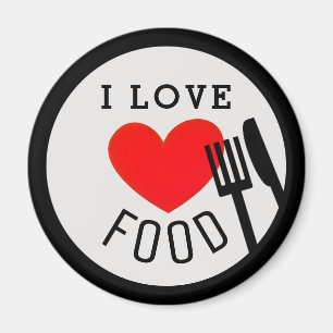 Imán Amo la comida