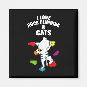 Imán Amo La Escalada En Roca Y Los Gatos Escalador De R