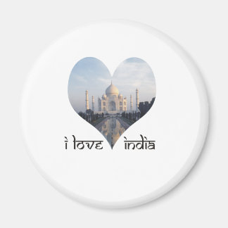 Imán Amo la India con el Taj Mahal
