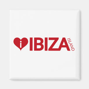 Imán Amo la isla de Ibiza Original Auténticos recuerdos