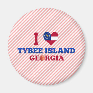Imán Amo la isla de Tybee, Georgia