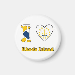Imán Amo la Isla Rhode