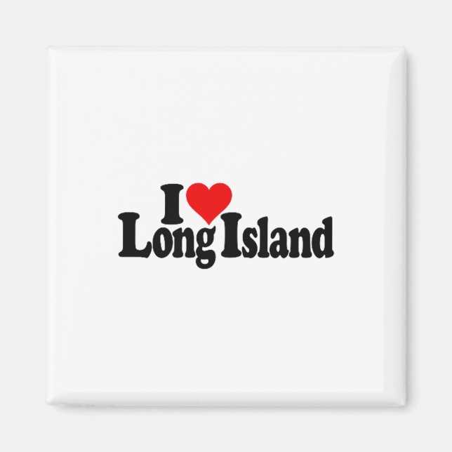 Imán Amo la Larga Isla del Corazón _1 (Frente)