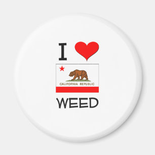 Imán Amo la MALA HIERBA California