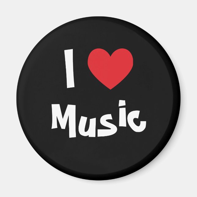 Imán Amo la música (Frente)