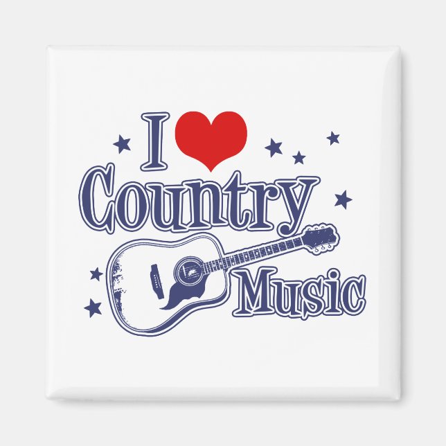 Imán Amo la música country (Frente)