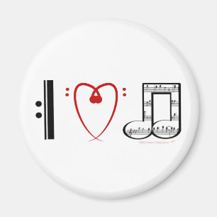 Imán Amo la música (las notas del corazón de I)