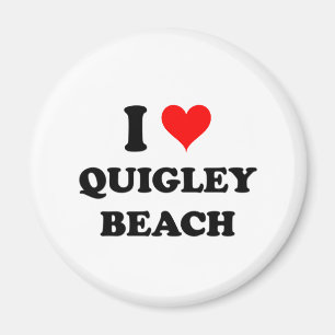 Imán Amo la playa Connecticut de Quigley