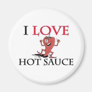 Imán Amo la salsa caliente