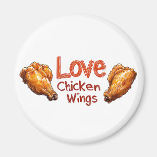 Imán Amo las algas de pollo Perfecto para los amantes d