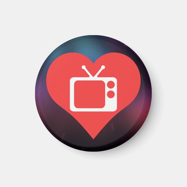 Imán Amo Las Antenas De La Televisión Modernas (Frente)
