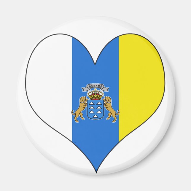 Imán Amo las Islas Canarias (Frente)