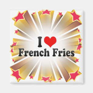 Imán Amo las patatas fritas