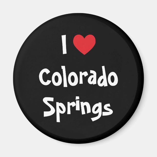 Imán Amo las Primavera Colorado (Frente)