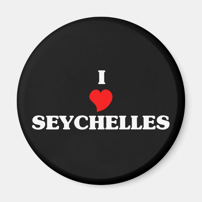 Imán Amo las Seychelles (Frente)