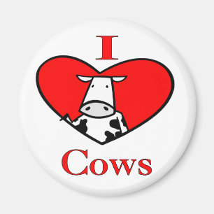 Imán Amo las vacas rojas