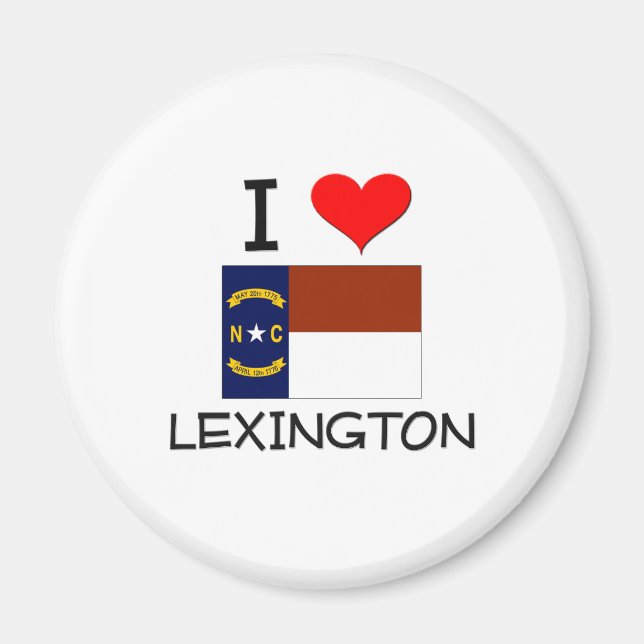 Imán Amo Lexington North Carolina (Frente)