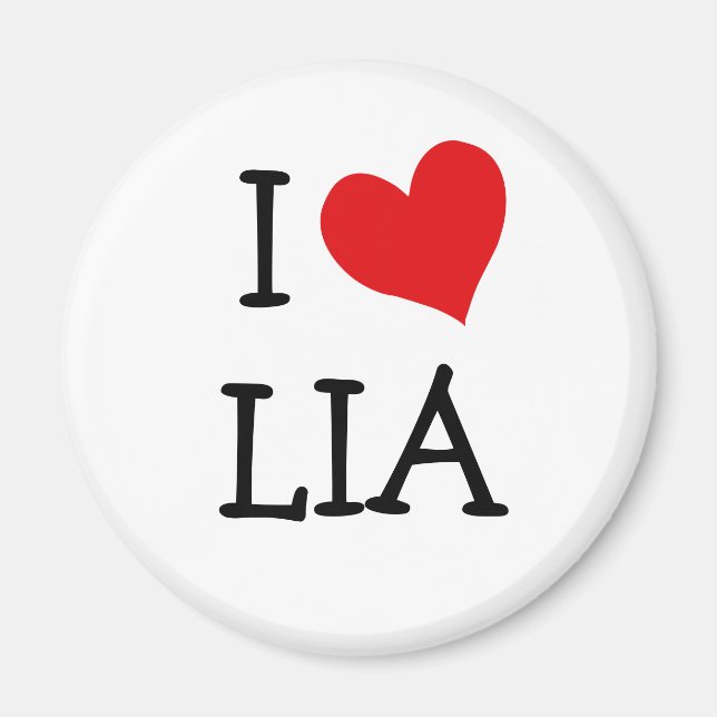 Imán Amo Lia (Frente)