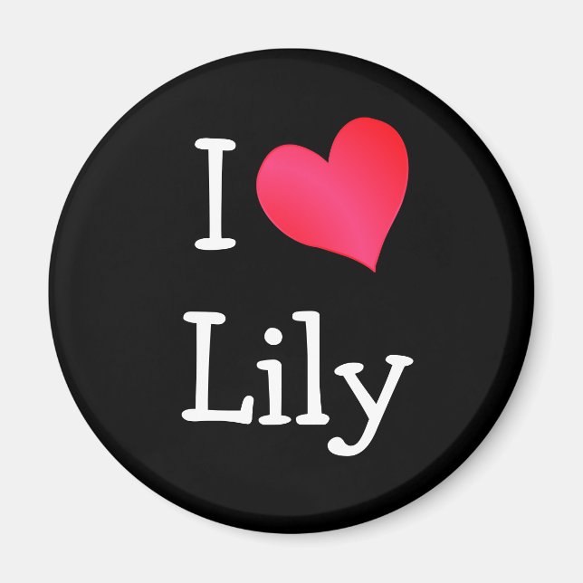 Imán Amo Lily (Frente)
