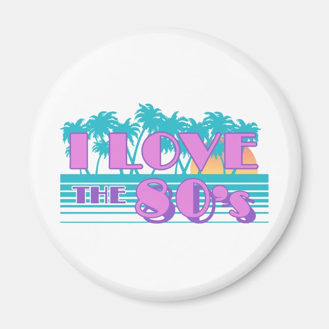 Imán Amo los 80 (Frente)