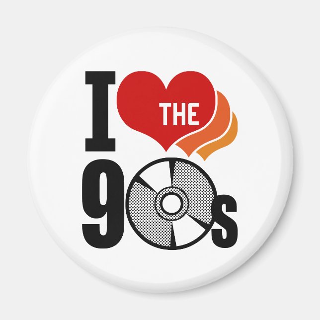 Imán Amo los 90 (Frente)