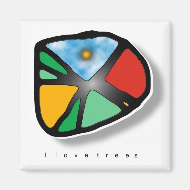 IMÁN AMO LOS ÁRBOLES (Frente)