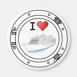 Imán Amo los barcos de cruceros