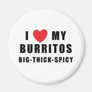 Imán Amo los Burritos