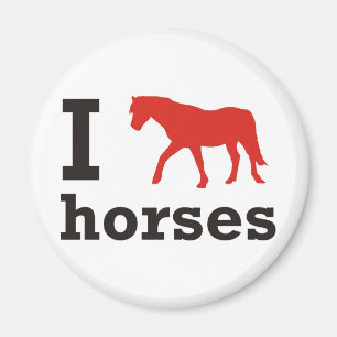 Imán Amo los Caballos