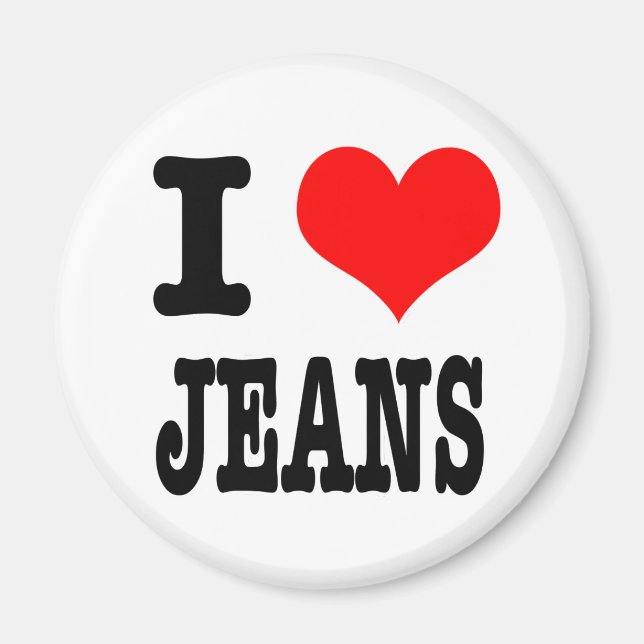 IMÁN AMO LOS JEANS (Frente)