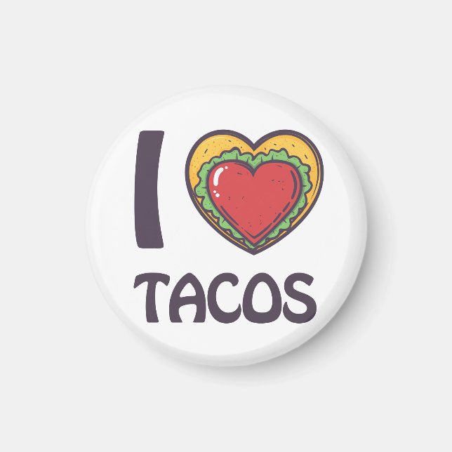 Imán Amo los tacos (Frente)