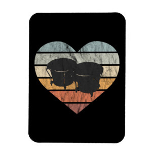 Imán Amo los tambores de Bongo Cubanos