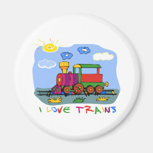 Imán Amo los trenes