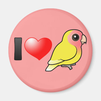 Imán Amo Lutino Peach-face Lovebirds