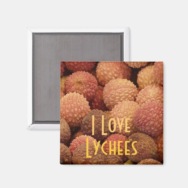 Imán Amo Lychees Magnet (Anverso/Reverso)
