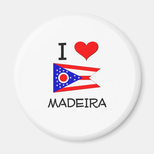 Imán Amo Madeira Ohio (Frente)