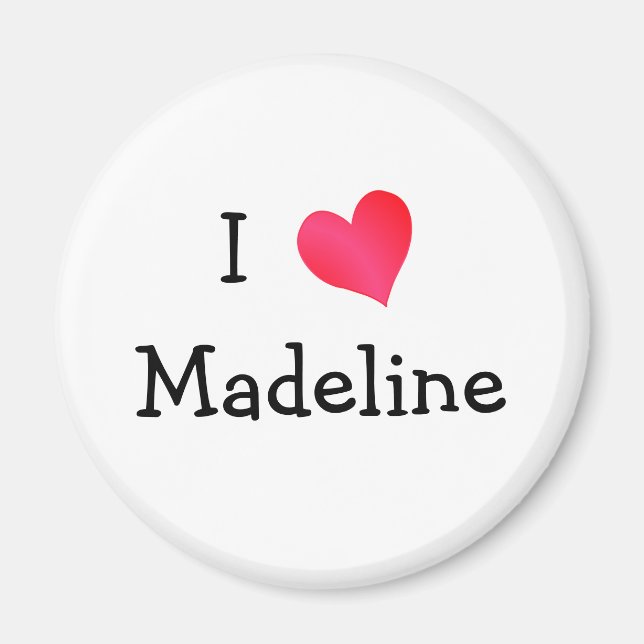Imán Amo Madeline (Frente)